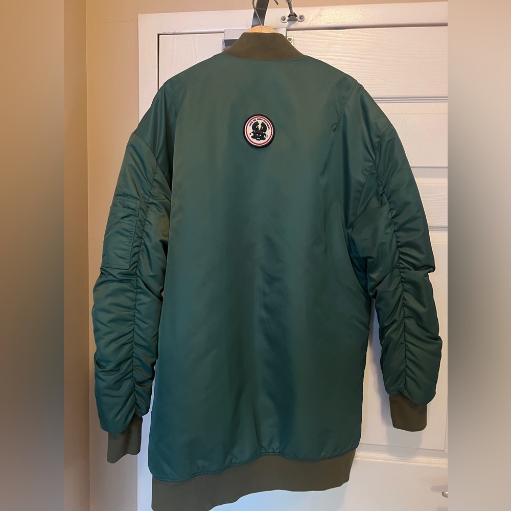 Once We Were Warriors quilted long line jacket NWT